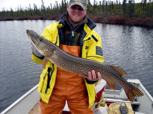 Fishing at Laurie River Lodge